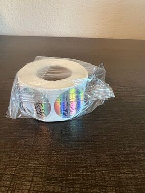 Holographic Thank You Sticker 500 on roll